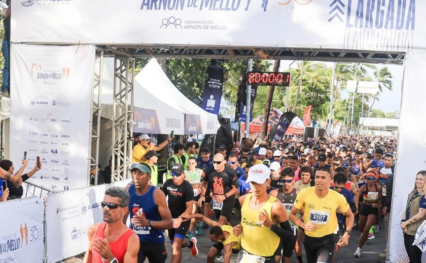 Doadores de sangue do Hemoal participam do IV Circuito Arnon de Mello de Corrida