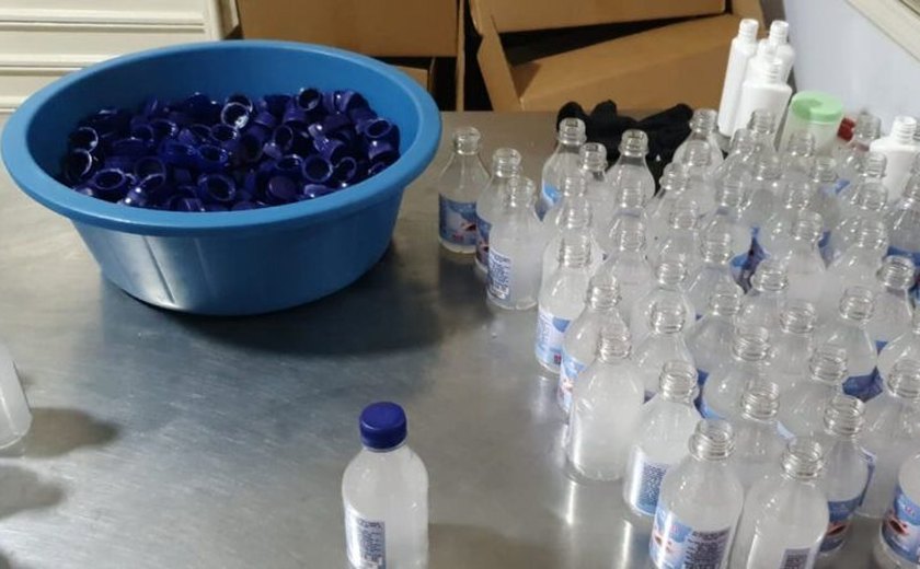 Polícia Civil impede produção clandestina de álcool em gel
