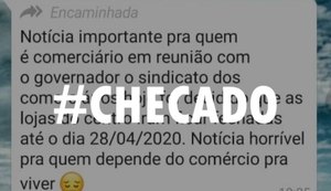 Governo não determinou fechamento de lojas do Centro de Maceió até final de abril