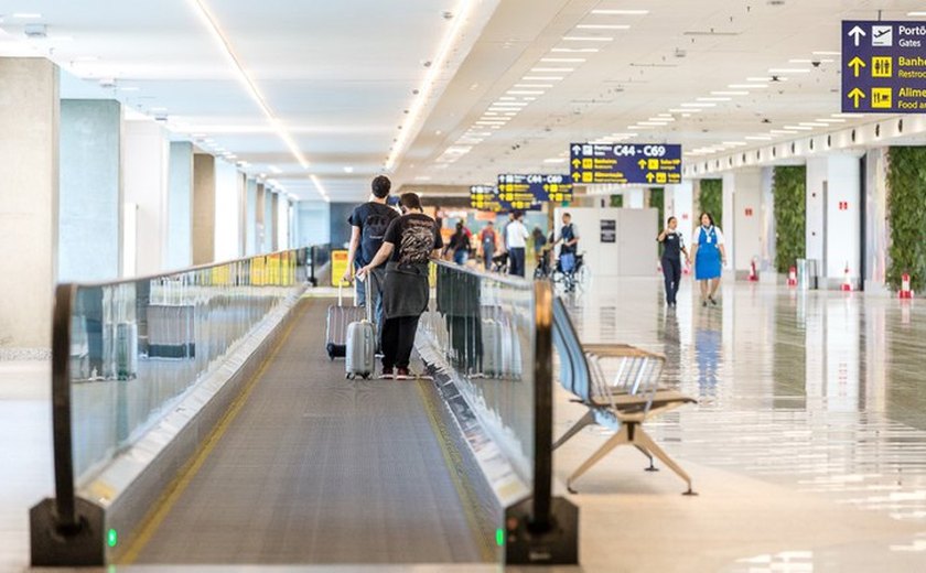 Número de passageiros nos aeroportos do país cresce 38% no feriado de Tiradentes