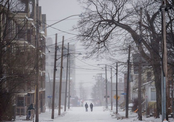 Onda de frio extremo sem precedentes atinge quase todo o território do Canadá