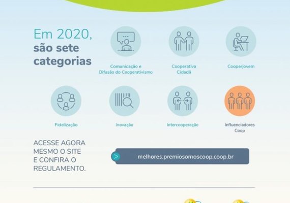 Prazo para inscrições no Prêmio Somoscoop vai até 3 de setembro