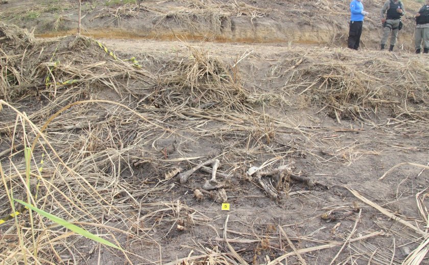 Duas ossadas humanas encontradas em zona rural são periciadas