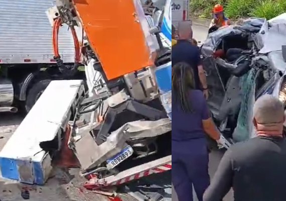 Grave acidente deixa dois mortos, ao menos nove feridos e mobiliza operação de resgate