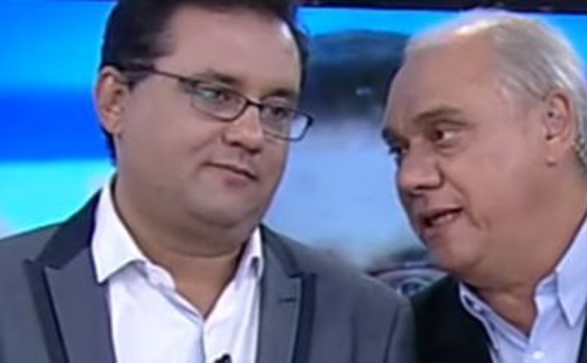 Geraldo Luís fala em abandonar TV por doença de Marcelo Rezende e emociona