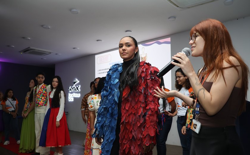 Alunas do Senac desenvolvem coleção de moda inspirada nos folguedos alagoanos