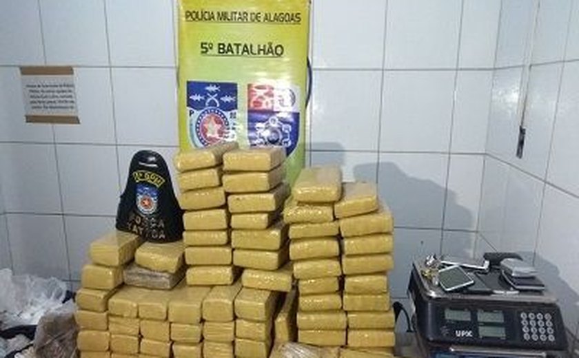 Após denúncias, PM apreende cerca de 58 kg de drogas no Antares