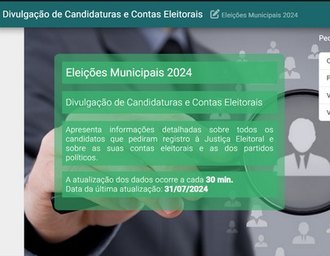 Registros de candidaturas podem ser acompanhados na plataforma DivulgaCandContas