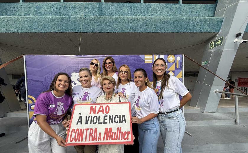 Rede de Atenção às Violências participa da Campanha Lugar de Mulher é no Rei Pelé