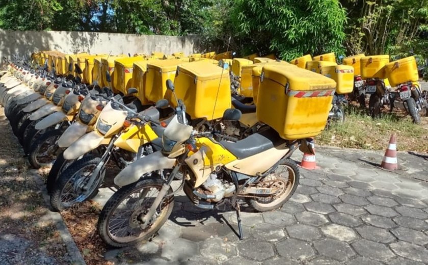 Correios realiza leilão de 81 motocicletas em Alagoas