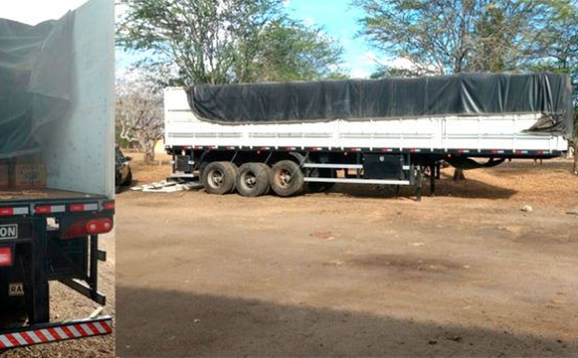 Suspeitos de receptação de carga avaliada em R$ 500 mil são presos em Garanhuns