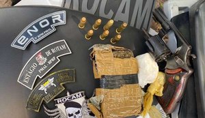 Polícia Militar apreende drogas, arma e animais silvestres