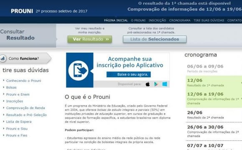 Aprovados na primeira chamada do ProUni têm até hoje para confirmar informações