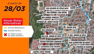 Mutange: confira nova rota alternativa para o tráfego de veículos