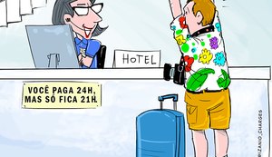 O lobby dos hotéis