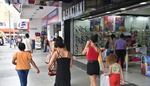 Lojas do Centro de Maceió abrem no sábado e ficam fechadas de domingo a terça-feira