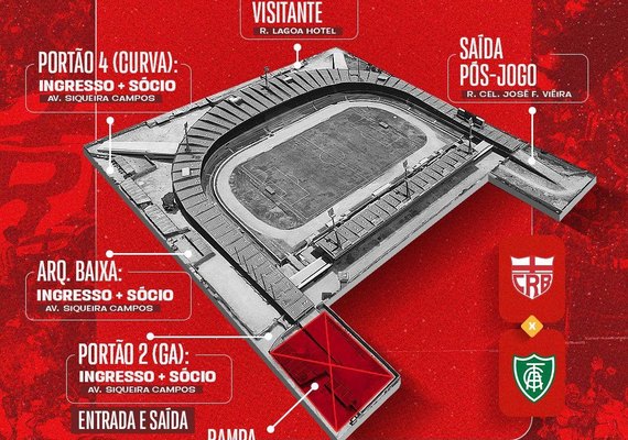 CRB abre vendas de ingressos para partida contra o América-MG