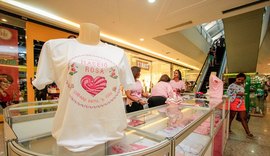 Camisetas do 'Maceió Rosa' estão à venda nos shoppings da capital