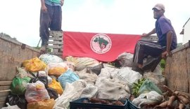 MST doa 12 toneladas de alimentos em Alagoas nesta sexta-feira