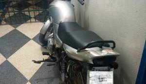 PM recupera motocicleta roubada no município de Colônia Leopoldina