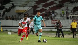 Após empate, CRB perde nos pênaltis para o Santa Cruz e está fora da Copa do Nordeste