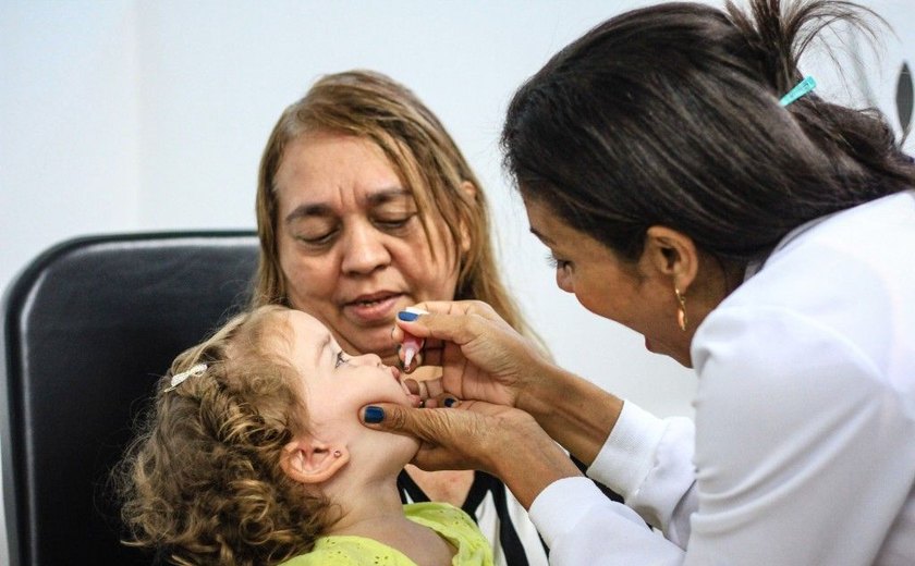 Só 42% das crianças foram vacinadas contra a poliomielite em Alagoas