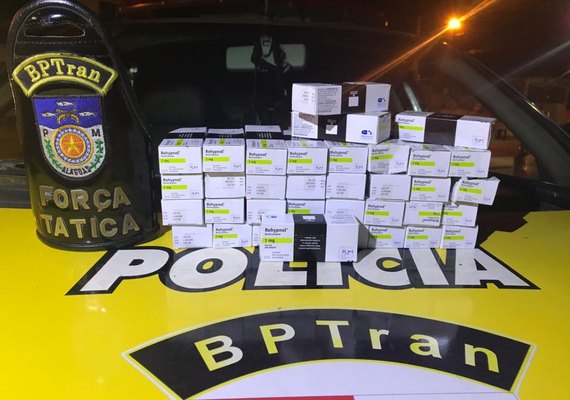 BPTran apreende 32 caixas de entorpecentes em ação da Grota do Cigano