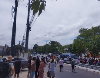 Indígenas protestam em Maceió contra exoneração de coordenador do DSEI Alagoas/Sergipe