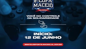 Semtel prorroga inscrições para e-Copa Maceió Solidária