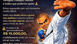 Professor pede ajuda para custear cirurgia urgente após sofrer lesão nos joelhos durante aula