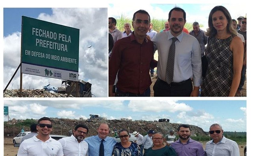 Ministério Público acompanha encerramento de lixão em São Miguel dos Campos