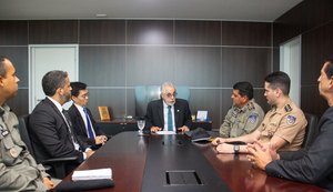 TRE/AL discute segurança para as eleições com polícias Militar e Civil