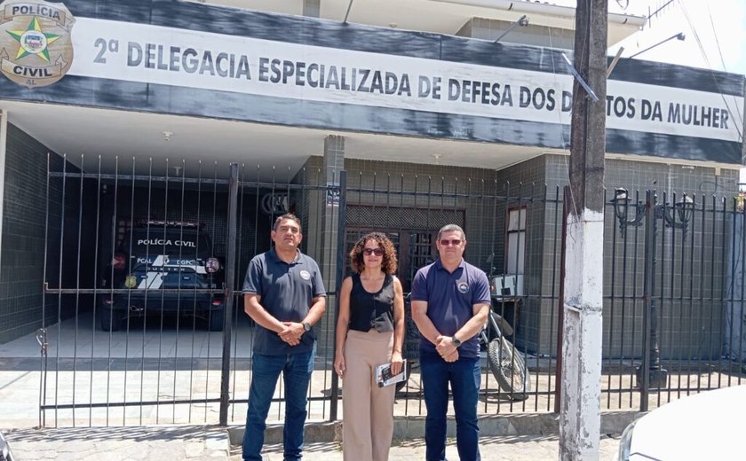 Sindpol realiza ato público contra as precárias condições na Delegacia da Mulher 2 nesta quarta (14)