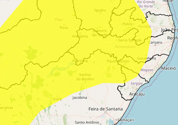 Alagoas tem dia de sol e baixa umidade; Inmet emite alerta para parte do estado