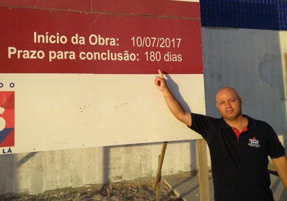 Sindpol denuncia atraso em obra em delegacia de Penedo