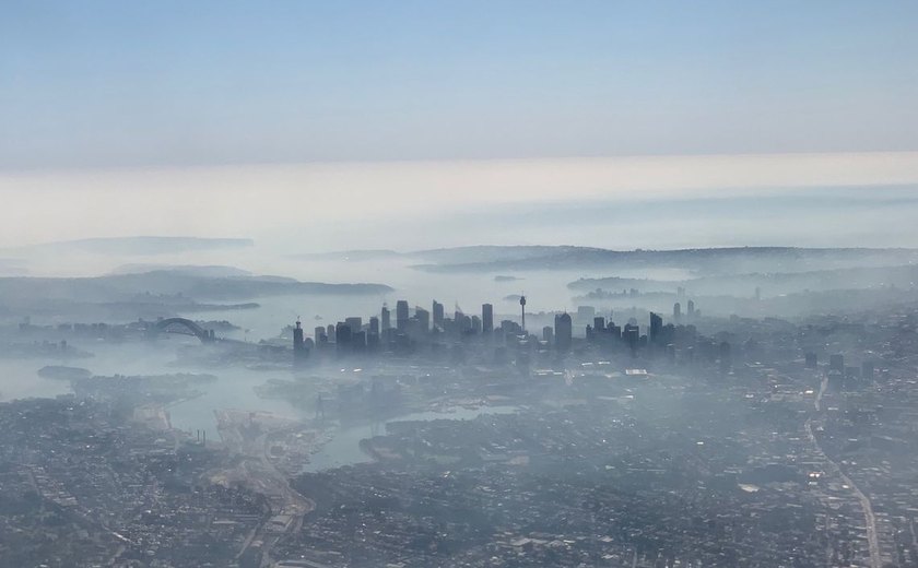 Incêndios agravam poluição do ar em Sydney, na Austrália