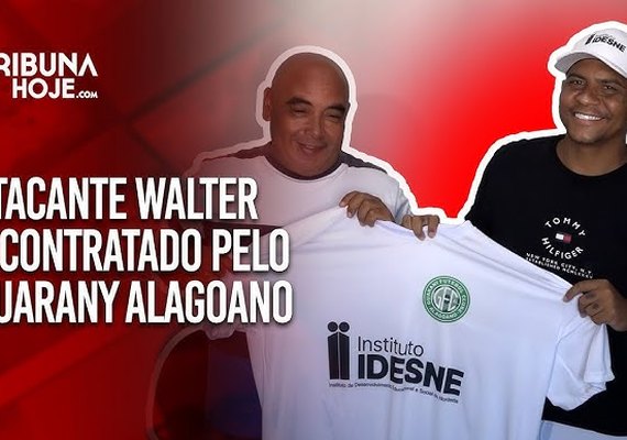 Atacante Walter estreia neste domingo contra o Zumbi pela Copa Alagoas