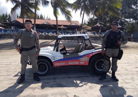 Novo comando do 6º BPM intensifica ações de patrulhamento em praias do Litoral Norte