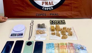 Operações apreendem mais de 700 gramas de entorpecentes no interior