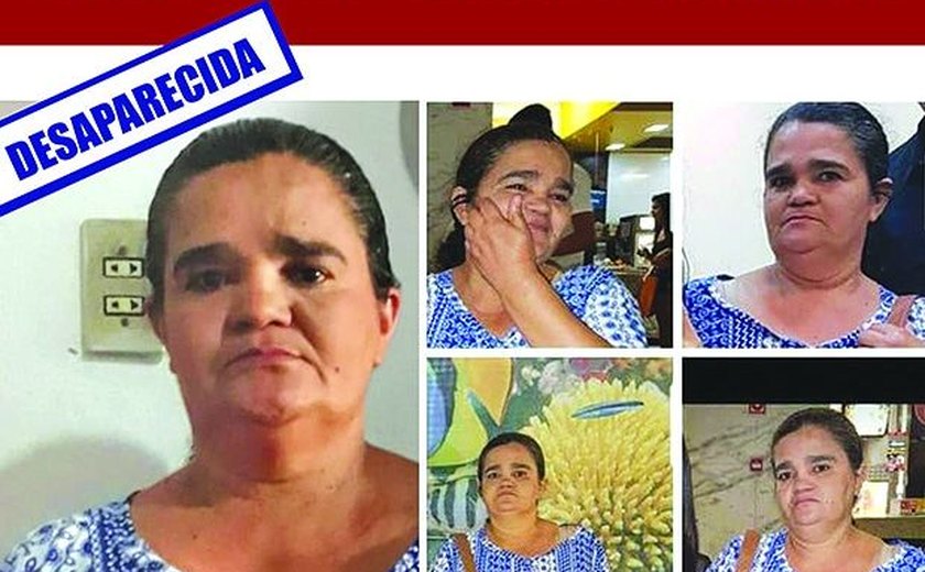 Mulher está desaparecida há quase três semanas em Maceió e família aflita pede ajuda