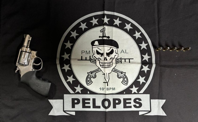 PM/AL prende homem por porte ilegal de arma e recupera motocicleta furtada no Agreste