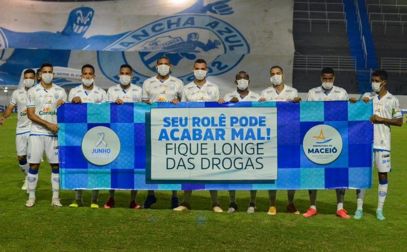 Clubes do futebol alagoano reforçam campanha de Prevenção às Drogas em Maceió