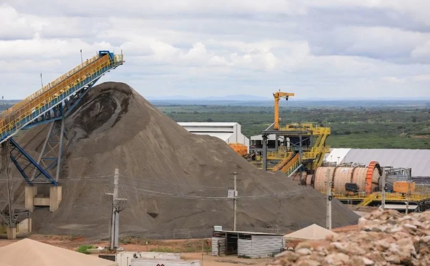 Minério de cobre lidera exportações de Alagoas em maio
