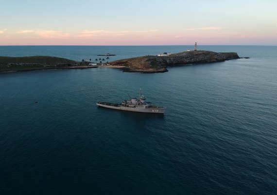 Marinha do Brasil abres visitação à corveta 'Caboclo' no Porto de Maceió