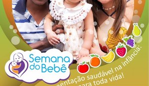 Prefeitura de Maceió divulga programação da Semana do Bebê