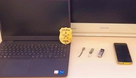PC apreende computadores, celulares e dispositivos de armazenamento  em casa de suspeito de pornografia infantil