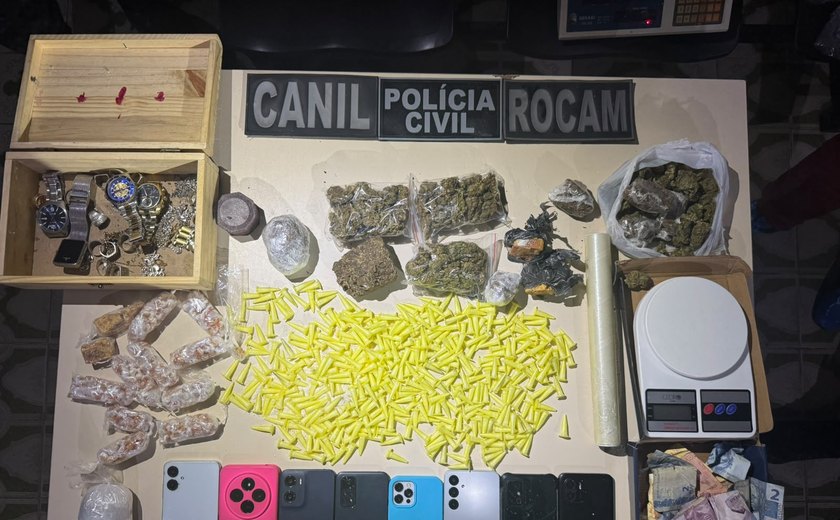 PM registra ocorrências de tráfico de drogas e tentativa de homicídio em Arapiraca
