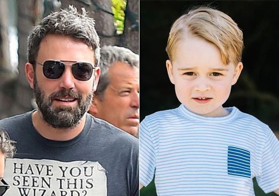 Príncipe George passou resfriado para filho de Ben Affleck, diz o ator