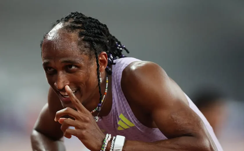 Alison dos Santos conquista ouro na etapa de Xiamen da Diamond League