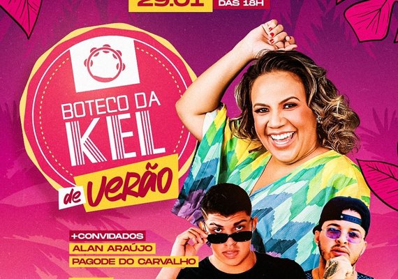 Kel Monalisa levará o Boteco da Kel para Jaraguá no próximo domingo (29)